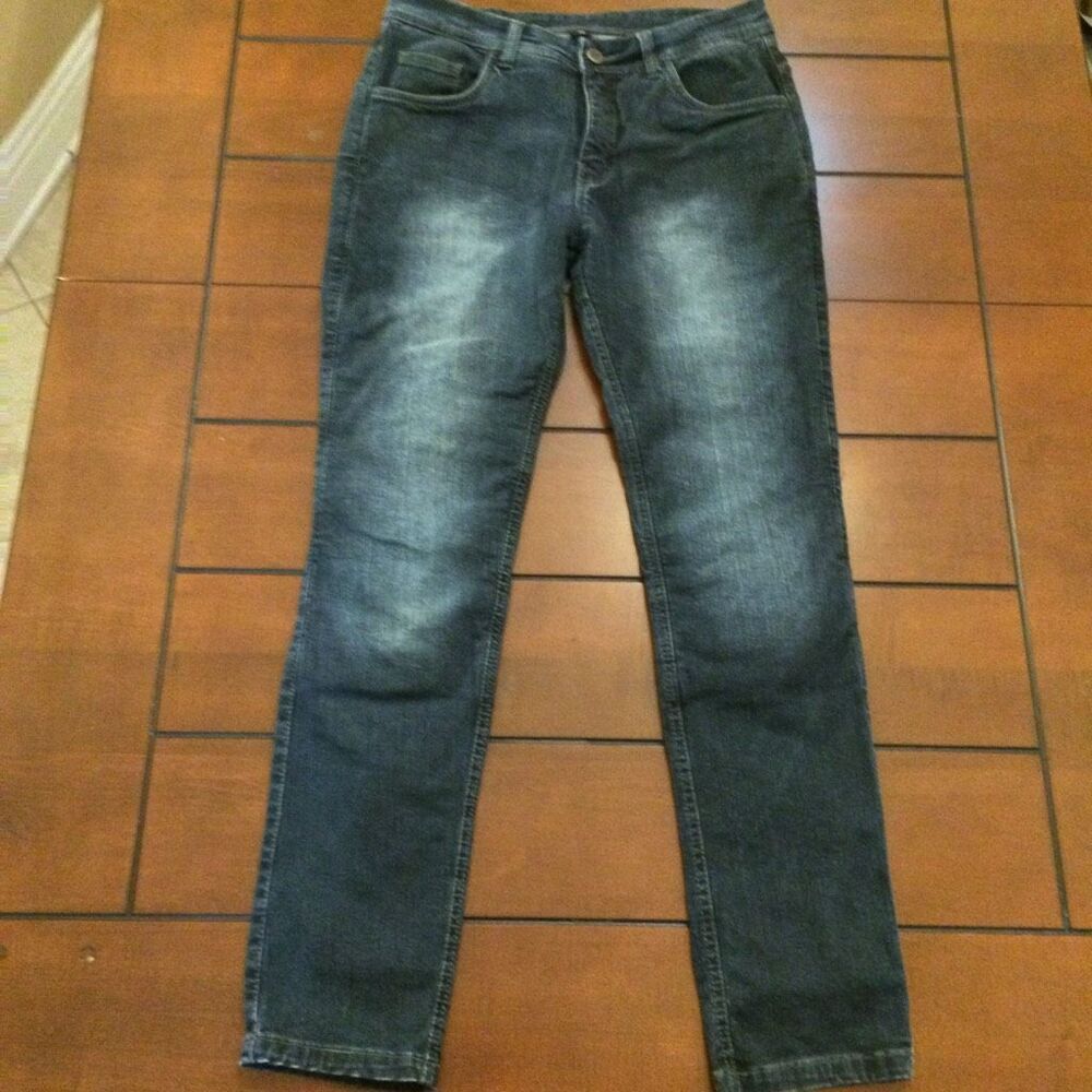 Street & Steel motorcycle jeans 10 blue women’s